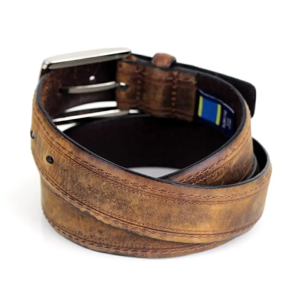 Nautica BROWN GENUINE LEATHER 1 1/4